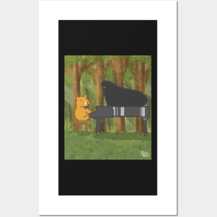 Maurice the Bear - Piano Concert Artist Posters and Art